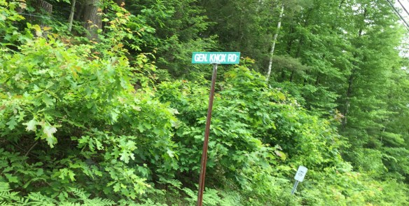 Street Sign for General Knox Road near Blandford, Massachusetts