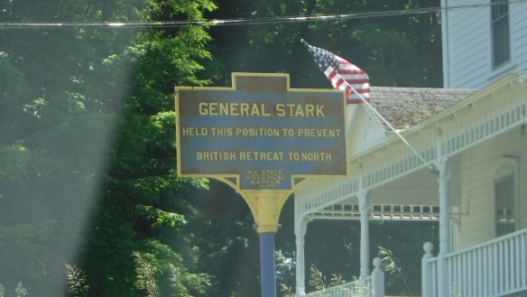 Place where General John Stark of New Hampshire held the British at bay from going north.