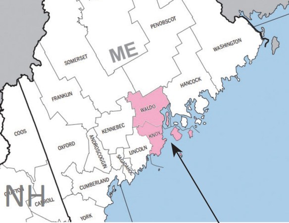 The Waldon Patent included today's Waldo and Knox counties.